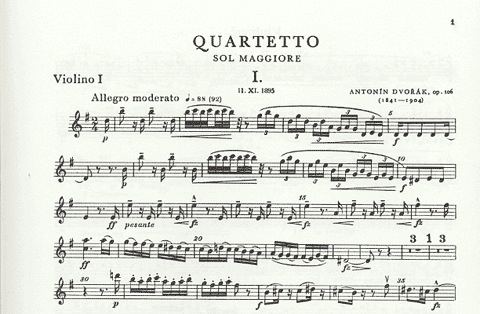 Dvorak, Antonin: String Quartet No. 13 Op.106 G