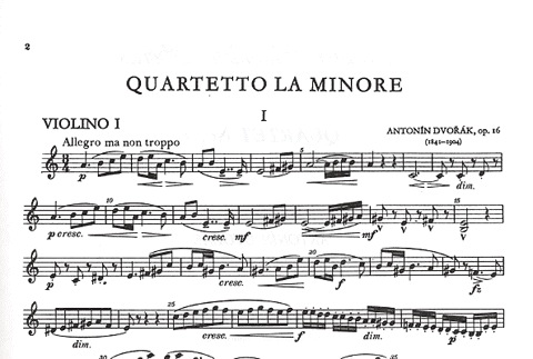Dvorak, Antonin: String Quartet No.7 Op.16 in a minor