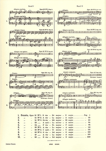 Beethoven, L.van (Joachim): Complete Sonatas-Vol.1 (violin & piano)