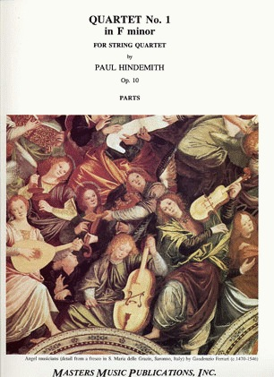 Hindemith, Paul: String Quartet No.1 in f minor, Op. 10 (parts)