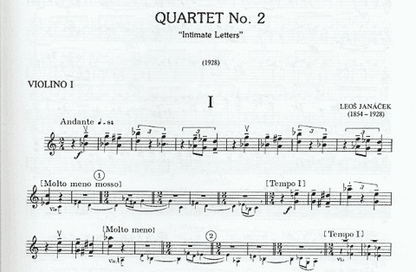 Janacek, Leos: String Quartet No.2 (Intimate Letters)