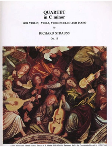 Strauss, Richard: Piano Quartet in C minor, Op. 13 (violin, viola, cello, piano)