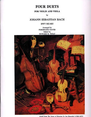 Bach, J.S. (David): 4 Duets (S.802-5) for Violin & Viola