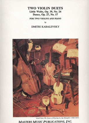 Kabalevsky, Dmitri: Duets (2 violins & piano)