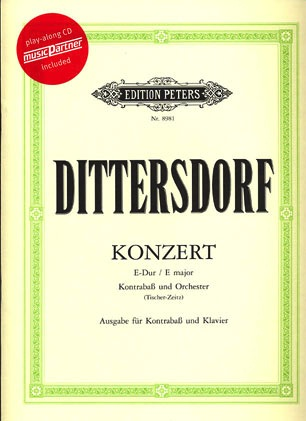 Dittersdorf, K.D. (Tischer-Zeitz): Bass Concerto in E major (bass & piano or CD)