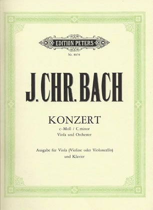 Bach, J.C.: Concerto in c minor (viola & piano)