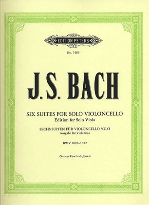 Bach, J.S. (Rowland-Jones): Six Suites for the Viola (originally for cello)