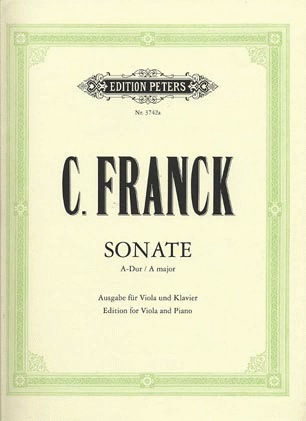 Franck, Cesar: Sonate in A major (viola & piano)