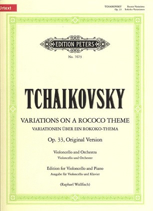 Tchaikovsky, P.I.: Variations on a Rococo Theme Op.33 urtext (cello & piano)
