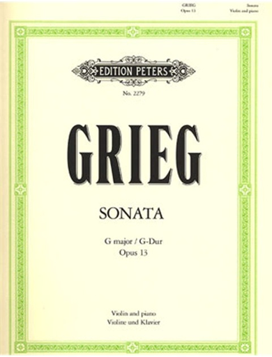 Grieg, Edvard: Sonata Op.13 in G (violin & piano)