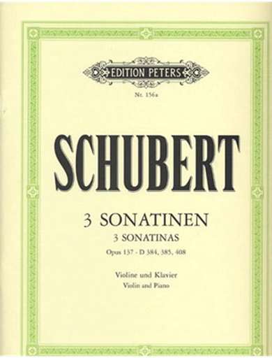 Schubert, Franz (Hermann) : 3 Sonatinas Op.137 (violin & piano)