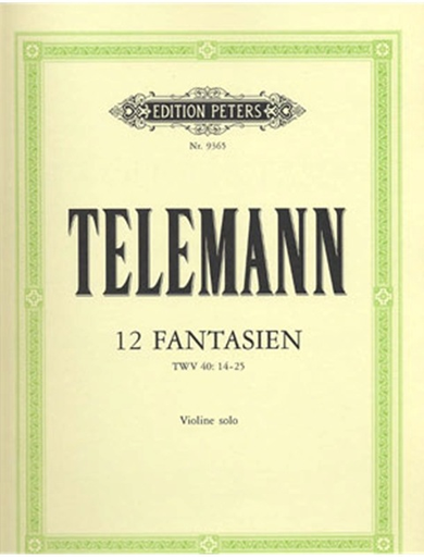 Telemann, G.P.: 12 Fantasias (Violin Solo)