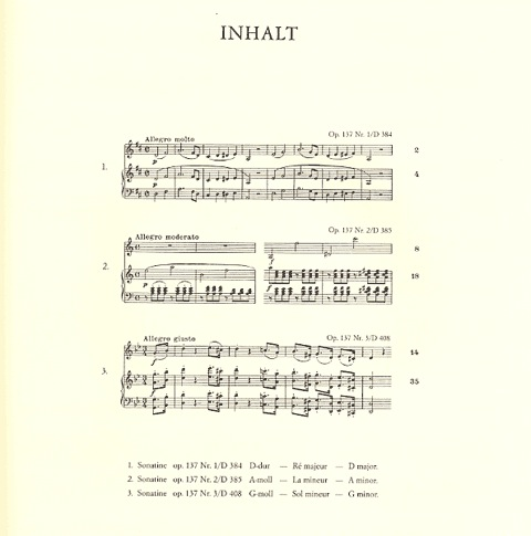 Schubert, Franz: 3 Sonatinas Op.137 No.1-3 (violin, CD, piano)