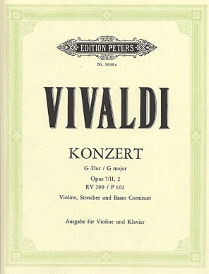 Vivaldi, A.: Concerto in G Op.7No.11 RV299 (violin & piano)