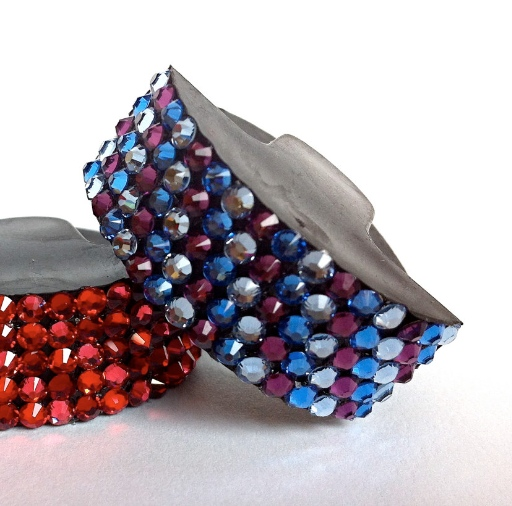 Baroque Bling Cello Mute ''Water'' Swarovski Crystals