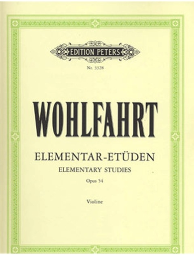 Wohlfahrt (Sitt) : 40 Elementary Studies for the Violin, Op. 54