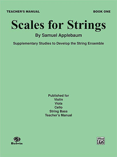 Applebaum, S.: (Score) Scales for Strings Bk.1