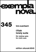 Auerbach, Lera: T'filah & Lonely Suite (violin solo)