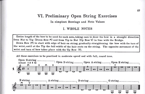 Auer, Leopold: Graded Course of Violin Playing #1