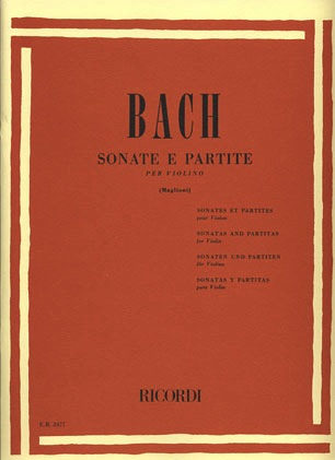 Bach, J.S. (Maglioni): Six Sonatas & Partitas (violin)
