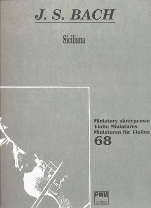 Bach, J.S.: Siciliana (violin & piano)
