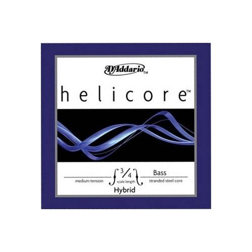 D'Addario Helicore Hybrid 3/4 low C bass string (extended E), medium, USA