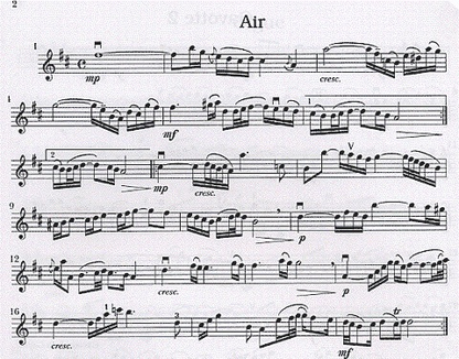 Bach, J.S.: Air and Dances from Suite#3 (violin & piano)