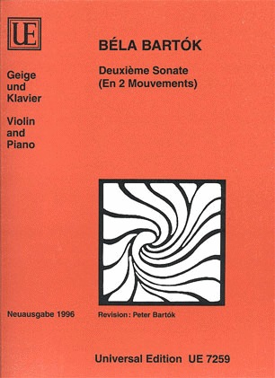 Bartok, B.: Second Sonata in two movements (violin and piano)