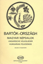 Bartok, Bela: Hungarian Folksongs (Violin & Piano)