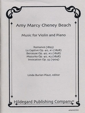 Beach, Amy: Music for Violin & Piano (violin & piano)