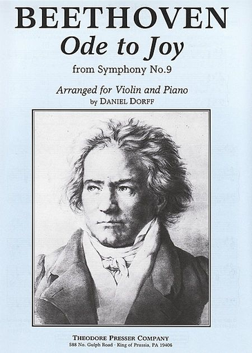 Beethoven, L.van: Ode to Joy arr. for Violin and piano