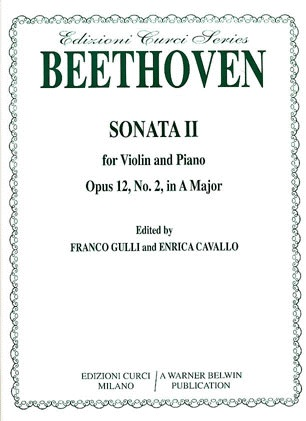 *OUT OF PRINT* Beethoven, L.van Sonata Op.12#2 A maj (violin & piano)