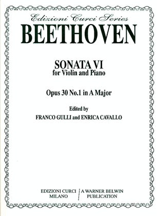 *OUT OF PRINT* Beethoven, L.van (Gulli): Sonata Op.30#1 in A major (violin & piano)