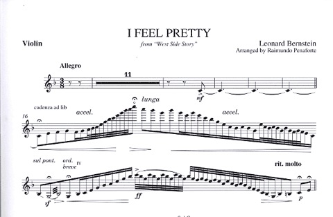 Bernstein, Leonard (Penaforte): Suite from West Side Story for Violin and Piano