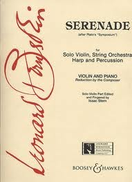 Bernstein (Stern): Serenade - after Plato's ''Symposium'' (violin & piano reduction)