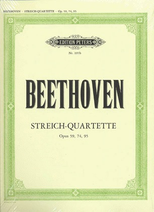 Beethoven, L.van: String Quartets Vol.2; Op.59 No.1-3, Op.74, Op.95, Edition Peters