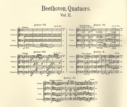 Beethoven, L.van: String Quartets Vol.2; Op.59 No.1-3, Op.74, Op.95, Edition Peters