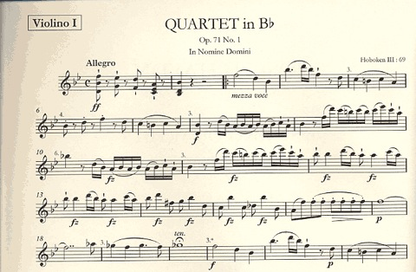Haydn, F.J.: 6 String Quartets Op.71 and 74, Hoboken III 69-74 (score and parts)