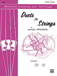 Applebaum, Samuel: Duets for Strings, Book Three (2 basses)