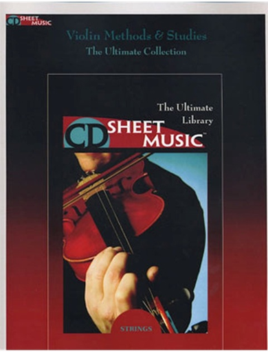 CD Sheet Music: Methods and Studies (violin on CD ROM)