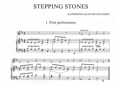 Colledge: Stepping Stones (violin & piano)
