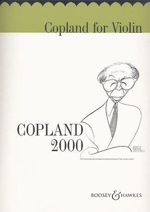 Coplan, A.: Copland 2000 (violin part- piano acc. sold seperately)
