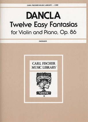 Dancla, Ch.: Twelve Easy Fantasias Op.86 (violin & piano)