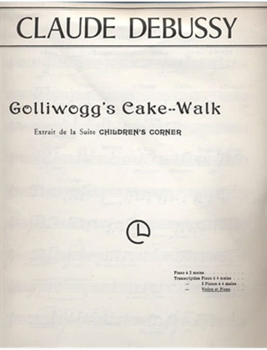 Debussy, Claude: Golliwogg's Cake Walk (violin & piano)