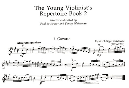 De Keyser, Paul: Young Violinist Repertoire Bk.2 (violin & piano)
