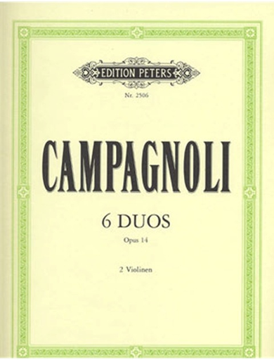 Campagnoli, B.: 6 Duos, Op.14 (two violins)