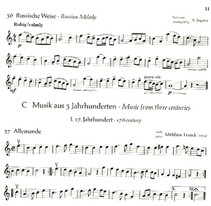 Doflein: 50 Small Pieces for Beginners (violin & piano)