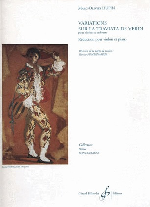 Dupin, Marc-Olivier: Variations sur la Traviata de Verdi (violin & piano)