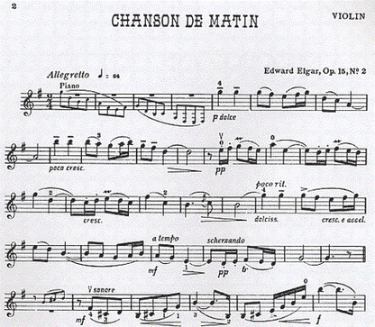 Elgar, Edward: Chanson de Matin & Chanson de Nuit (violin & piano)
