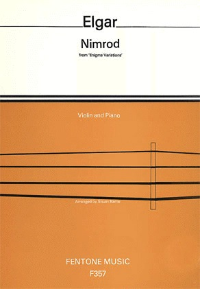 *OUT OF PRINT* Elgar, Edward (Barrie): Nimrod (violin & piano)